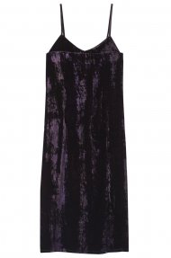 VELOUR SLIP DRESS